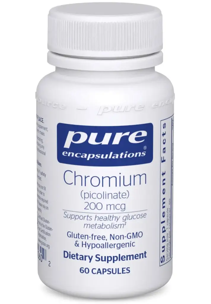 Chromium Picolinate 200 back