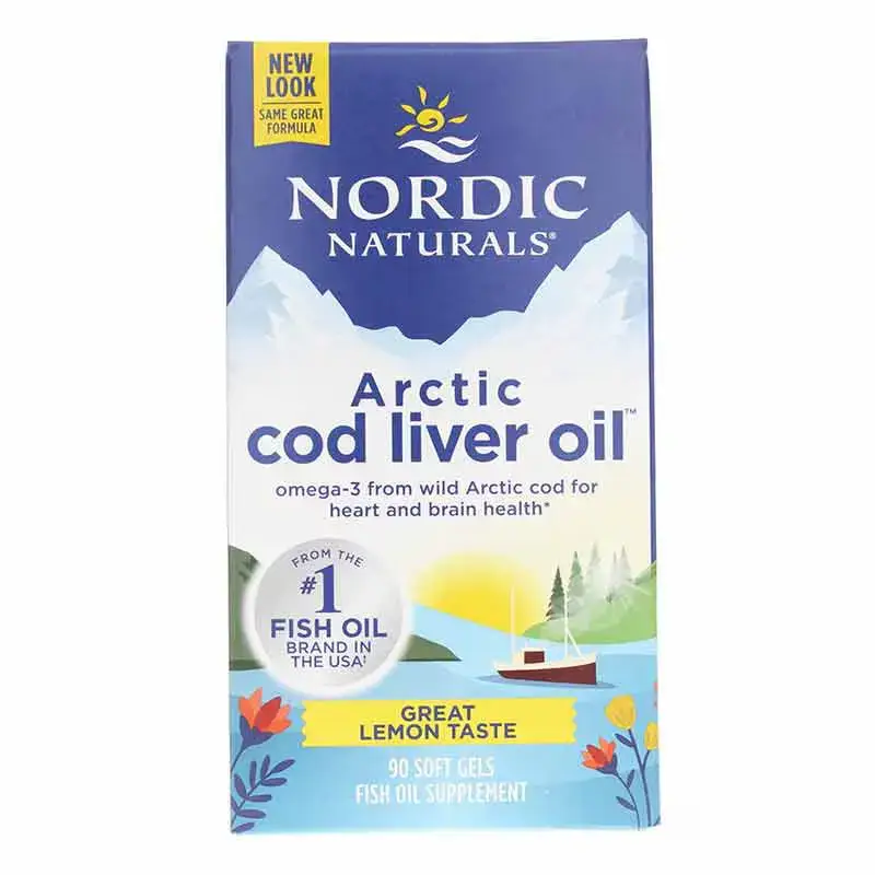 arctic cod liver oil 90 front