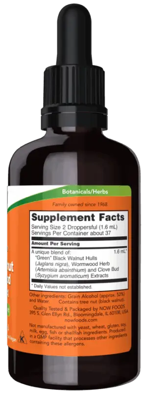 black walnut wormwood back