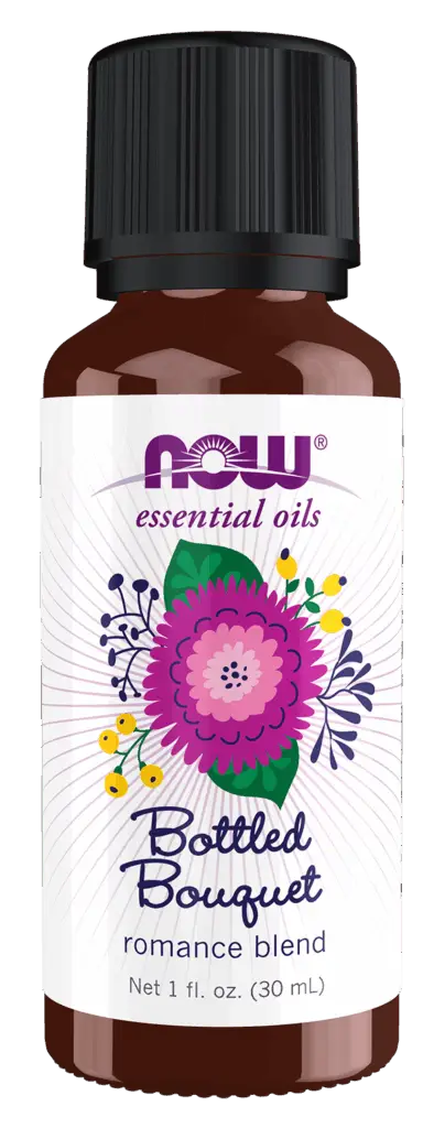 bottled bouquet essential oil back