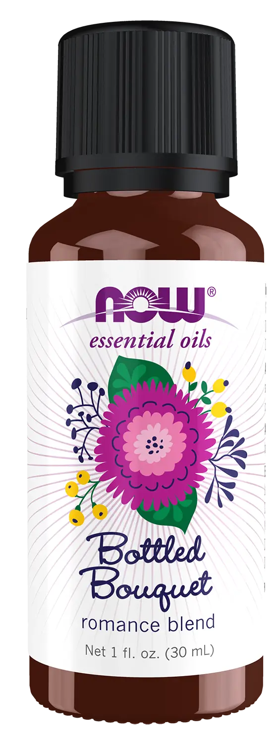 bottled bouquet essential oil back