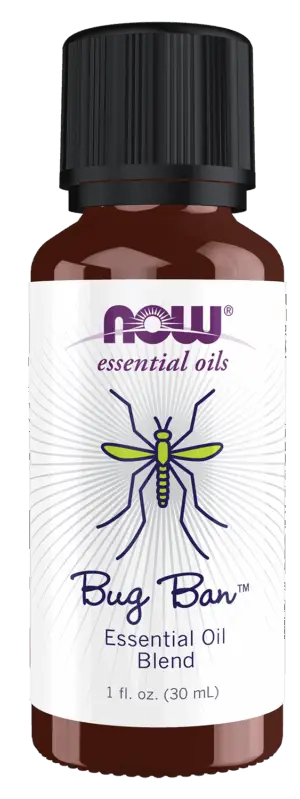 bug ban essential oil back