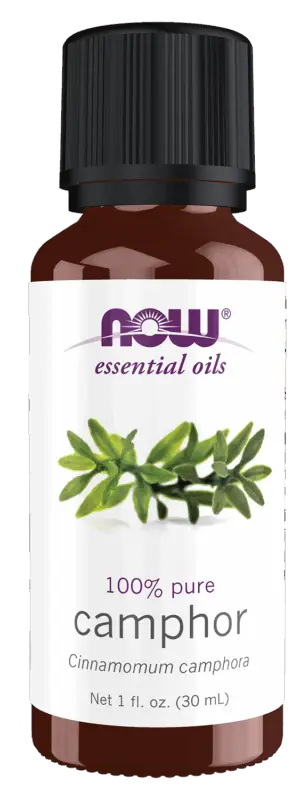 camphor essenital oil back