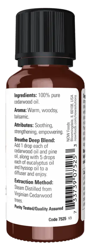 cedarwood essential oil back
