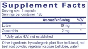 lutein zeaxanthin back
