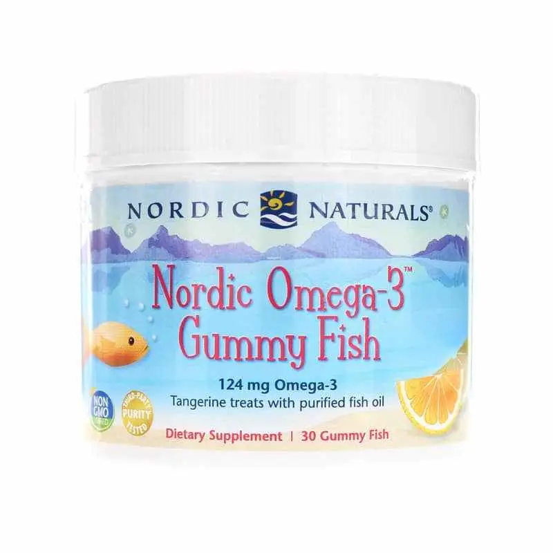 nordic omega 3 gummy fish front