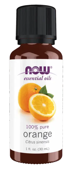 orange essential oil front