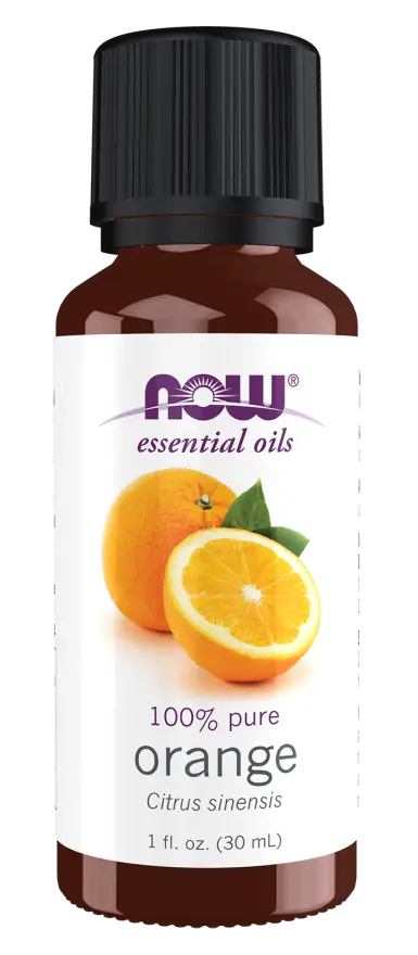 orange essential oil front