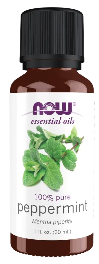 peppermint essential oil front