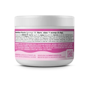 pink lemonade powder 30 back