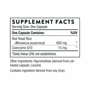 red yeast rice back