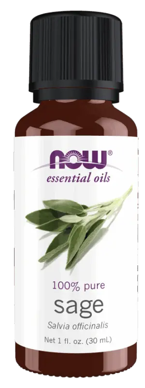 sage essential oil front