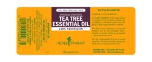 tea tree essential oil back