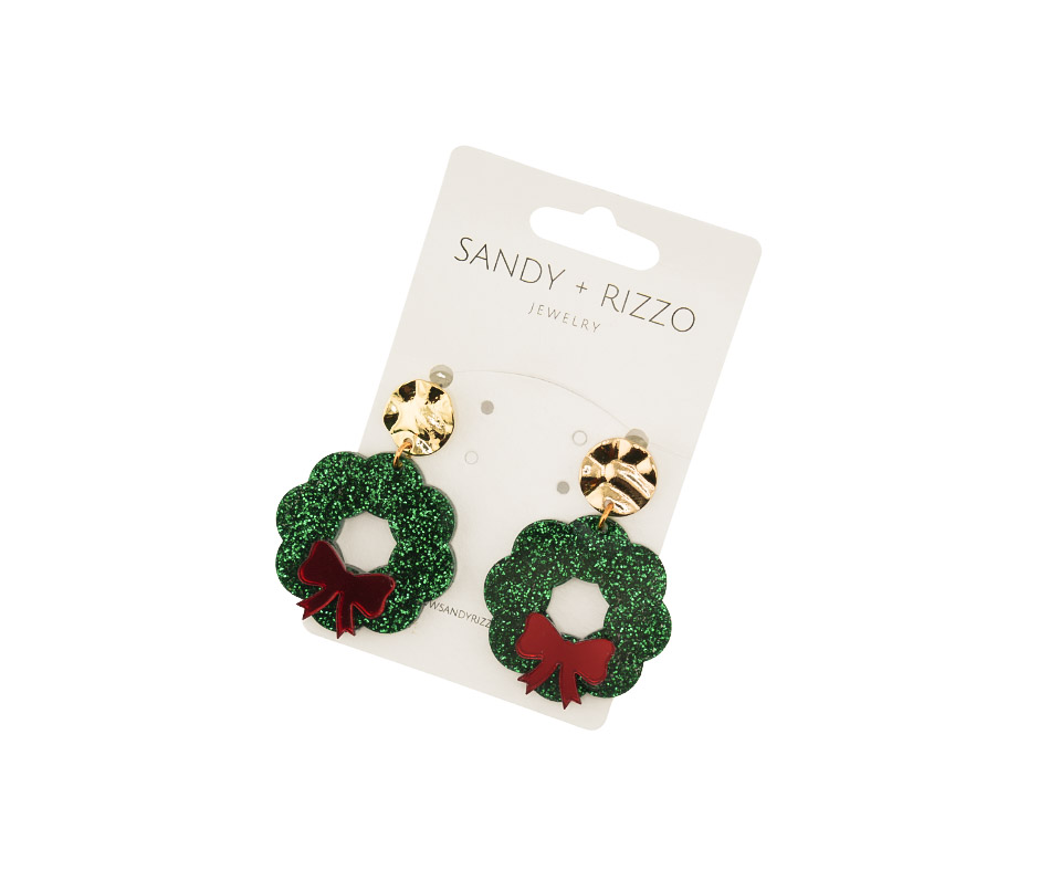 Christmas Wreath Dangle