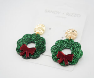 Christmas Wreath Dangle