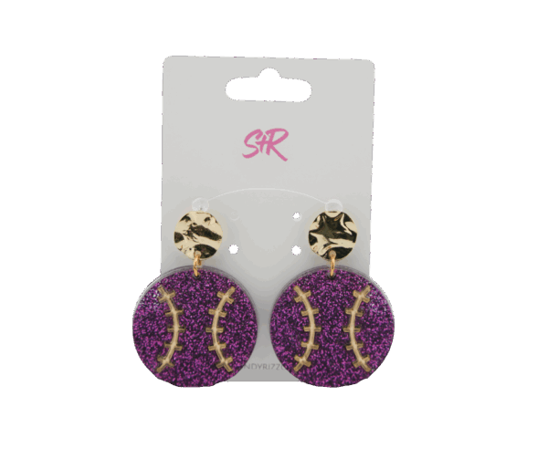 LSU Baseball Earrings $35