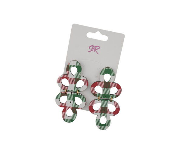Plaid Confetti Earrings