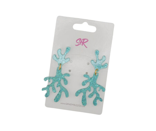 Turquoise Barnacle Earrings