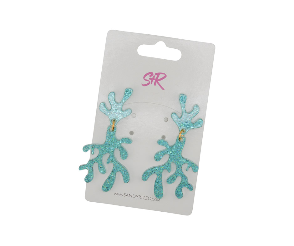 Turquoise Barnacle Earrings