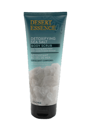 Desert Essence Detoxifying Sea Salt Scrub Front