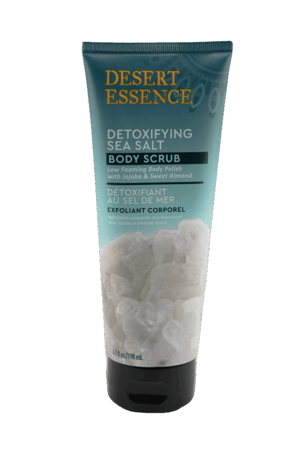 Desert Essence Detoxifying Sea Salt Scrub Front
