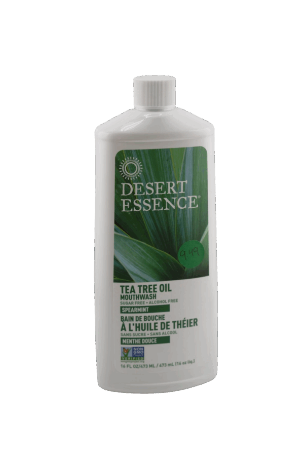 Desert Essence Tea Tree Oil Mouthwash Front