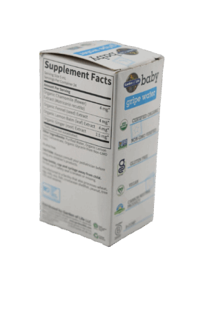 Garden of Life Baby Gripe Water Back